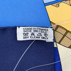 Hermes Carre 90 Scarf Silk Musee Vivant du Cheval Chantilly Chien Thichy Castle — view 6