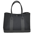 Hermes Neo Garden Party 41 Voyage Black Toile Military Negonda Silver