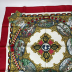 Hermes Carre 90 L'entente Cordiale Franco British Alliance Scarf Silk — view 2