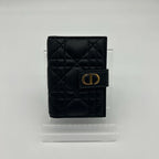 Dior Card Case Card Holders Black — view 2