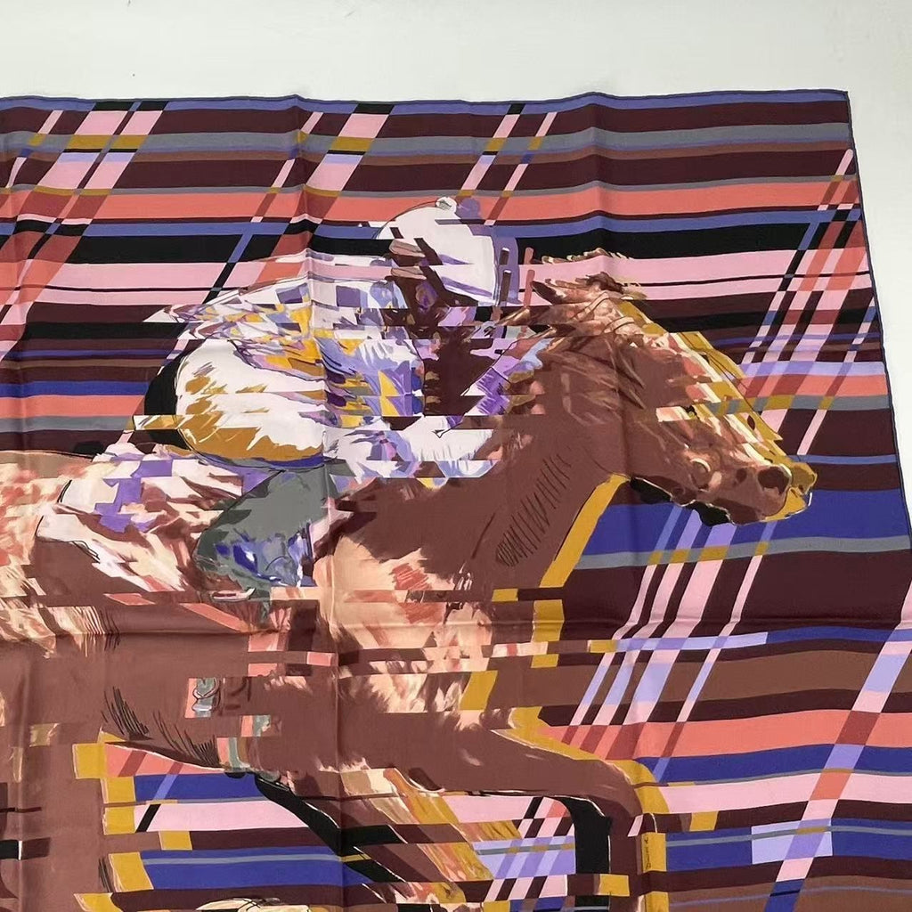 Hermes Carre 90 Silk Scarf Photo Finish Multicolor — view 3
