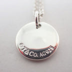 Tiffany & Co 925 Initial Round Braid Pendant — view 5