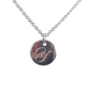 Tiffany & Co 925 Initial Round Braid Pendant