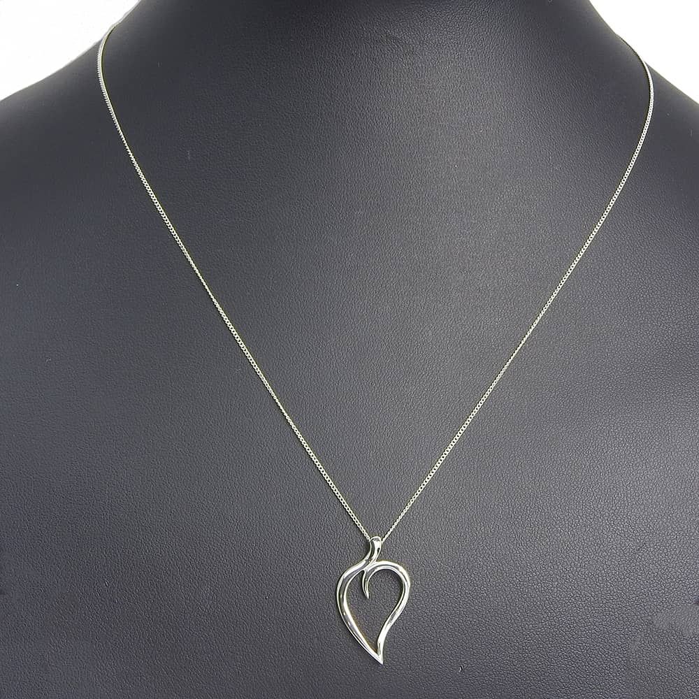 Tiffany & Co Leaf 925 Sterling Silver Necklace — view 2