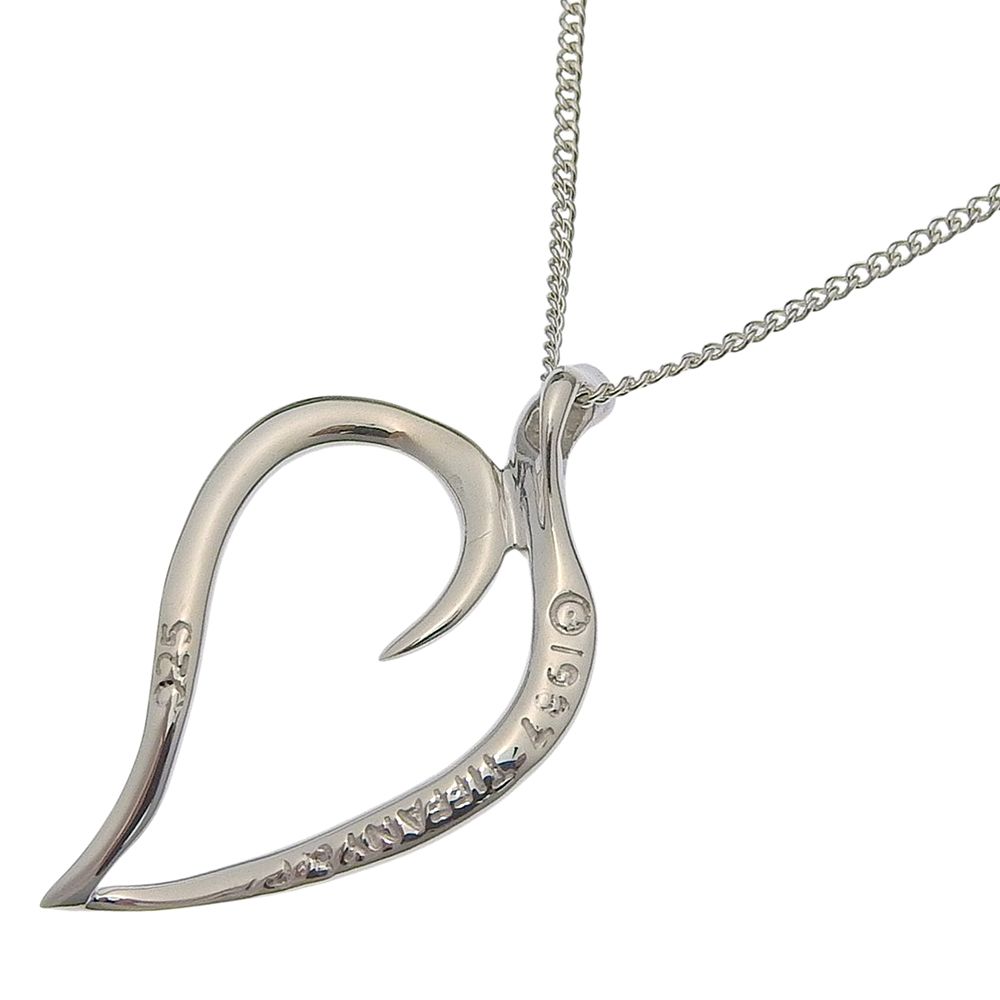 Tiffany & Co Leaf 925 Sterling Silver Necklace — view 3