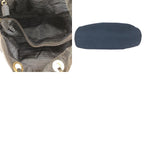 Prada Tessuto Navy Gold Nylon Tote Shoulder — view 9