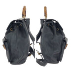 Gucci Bamboo Black Gold Leather 003 Backpack — view 8