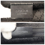 Gucci Bamboo Black Silver Nylon 002 Tote — view 4