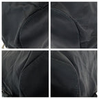 Prada Tessuto Black Silver Nylon Backpack — view 3