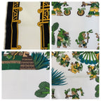 Hermes Astres Et Soleils Carre 90 Green Multicolor Silk Scarf — view 5