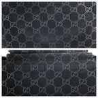 Gucci GG Pattern Black Silver Suede 000 Tote — view 5