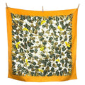 Hermes L'arbre de Soie Carre 90 Orange Silk Scarf