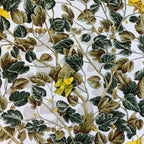 Hermes L'arbre de Soie Carre 90 Orange Silk Scarf — view 4