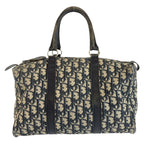 Dior Vintage Trotter Navy Silver Boston