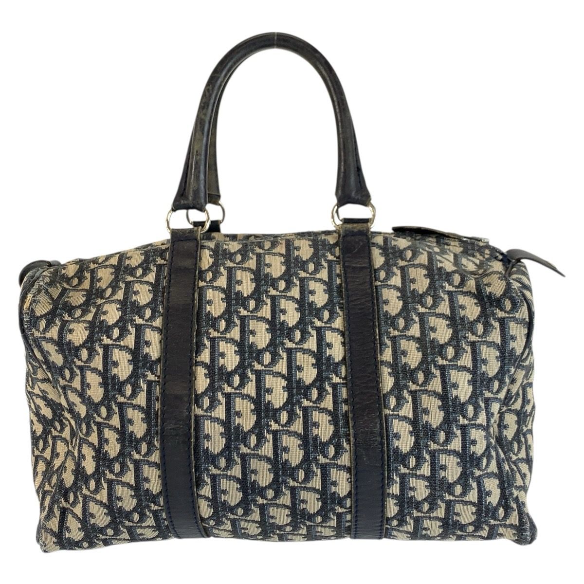 Dior Vintage Trotter Navy Silver Boston — view 2