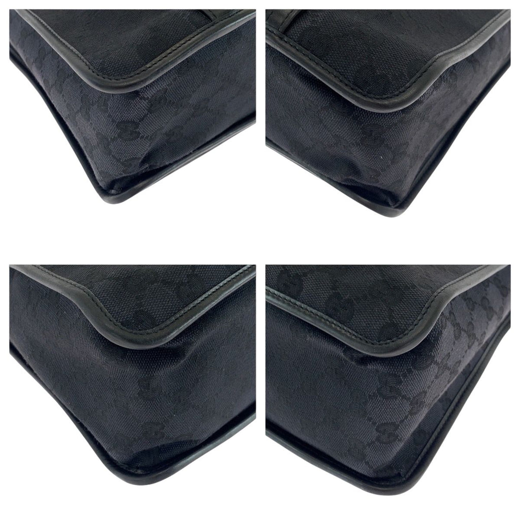 Gucci Black Silver GG Canvas 000 Tote Shoulder — view 3