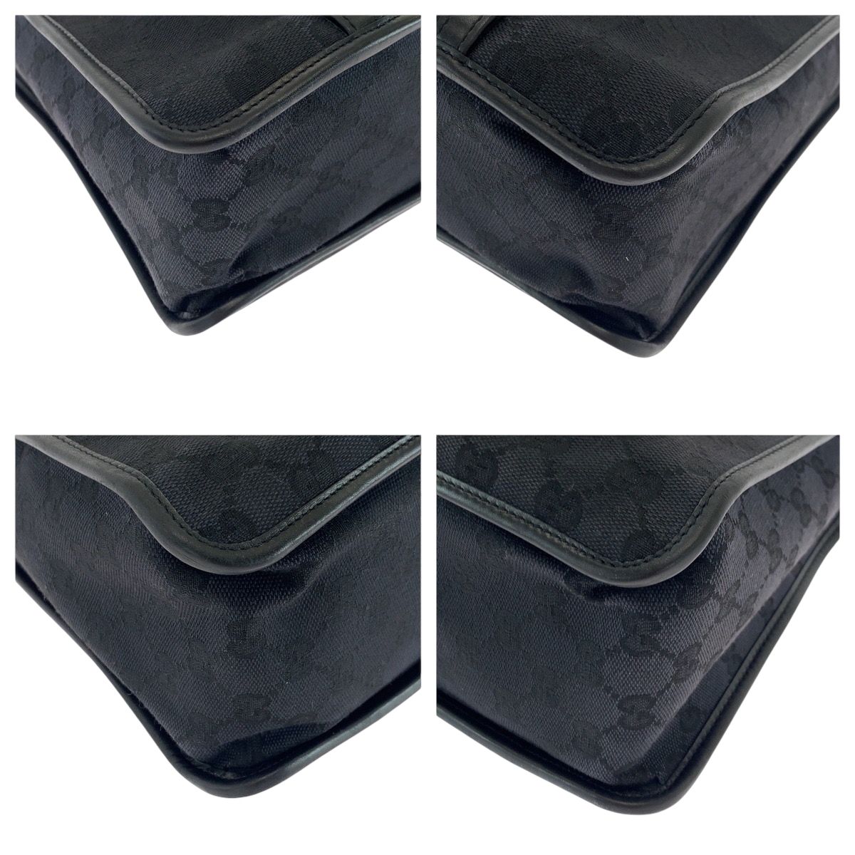Gucci Black Silver GG Canvas 000 Tote Shoulder — view 3