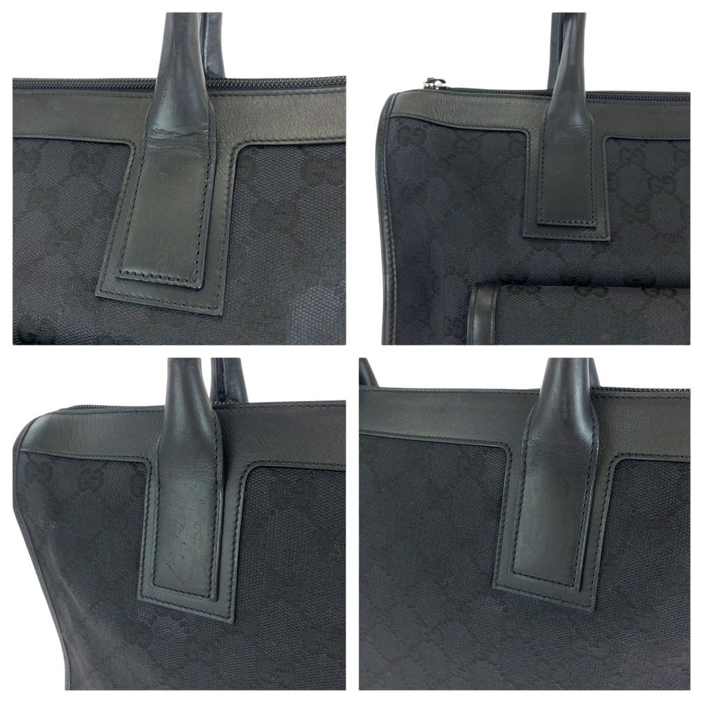 Gucci Black Silver GG Canvas 000 Tote Shoulder — view 5