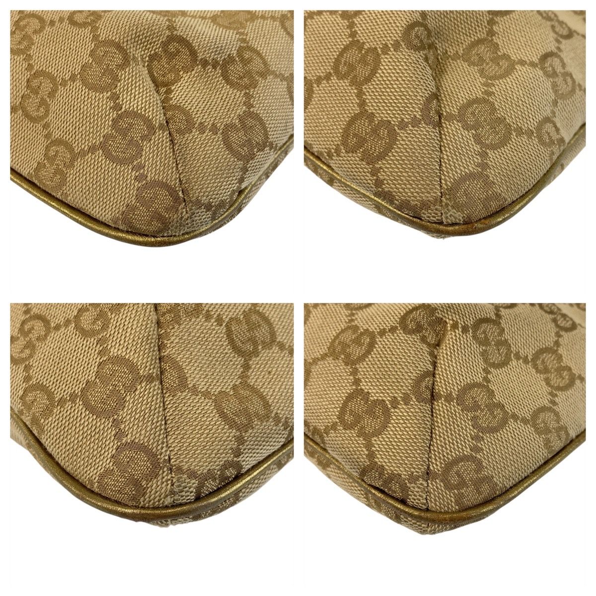 Gucci Sherry Line Beige Pink Gold GG Canvas Shoulder — view 3
