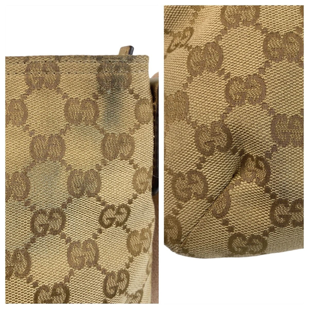 Gucci Sherry Line Beige Pink Gold GG Canvas Shoulder — view 5