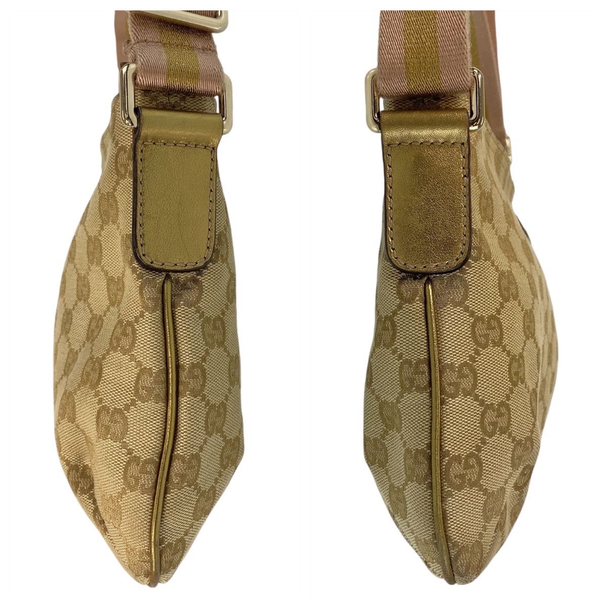 Gucci Sherry Line Beige Pink Gold GG Canvas Shoulder — view 7