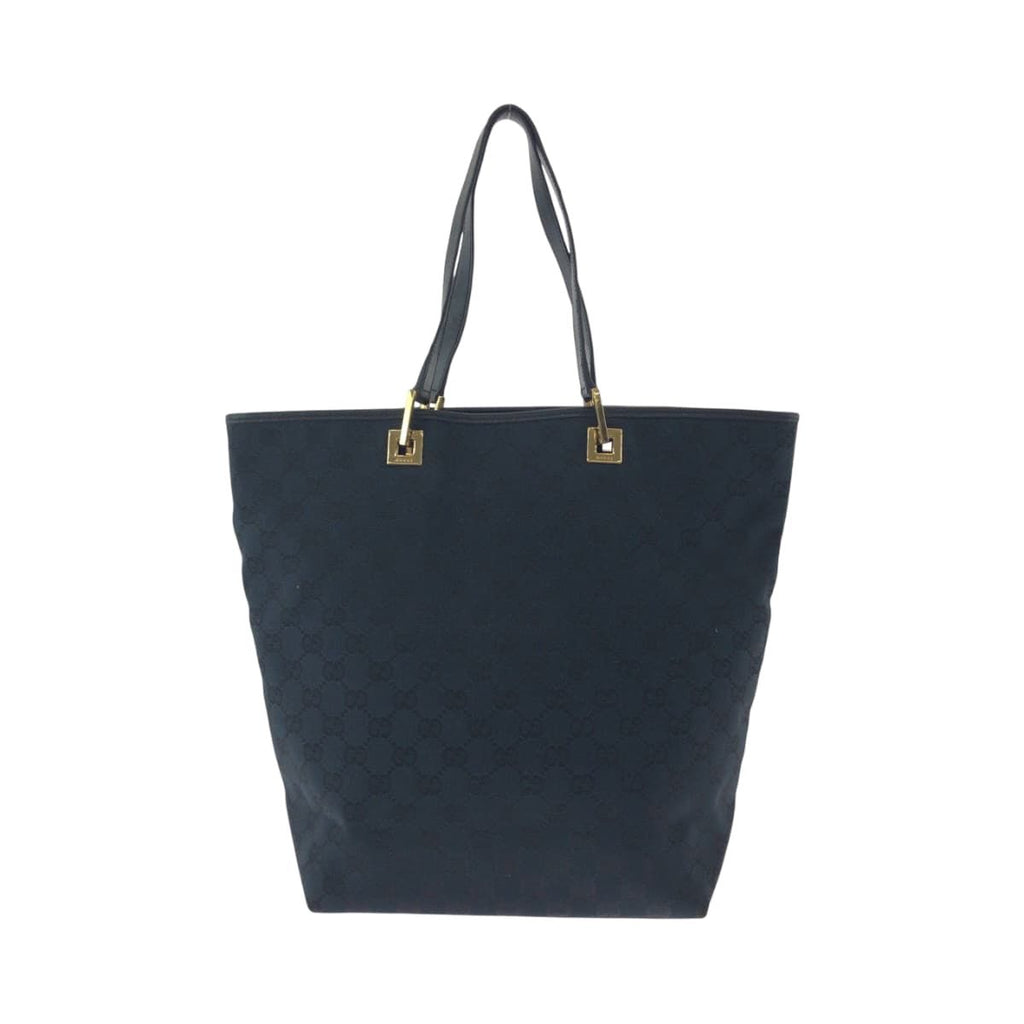 Gucci Black Gold GG Canvas 002 Tote Shoulder