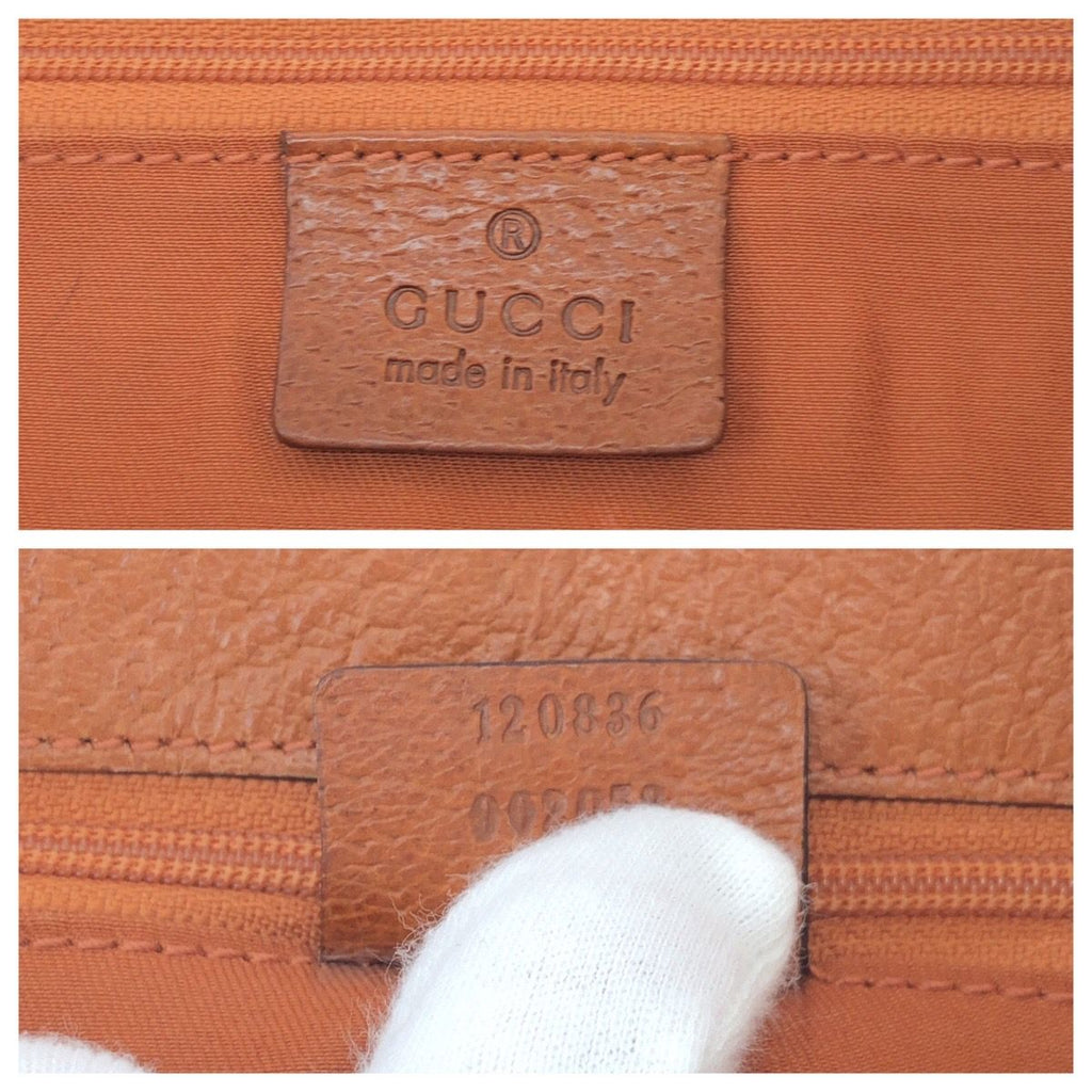 Gucci Brown Silver GG Canvas Tote Shoulder — view 4