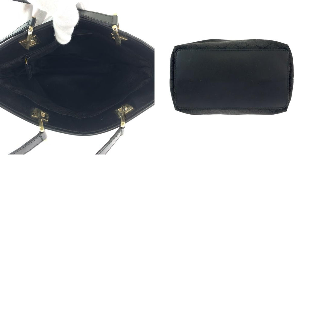 Gucci Black Gold GG Canvas 002 Tote Shoulder — view 9