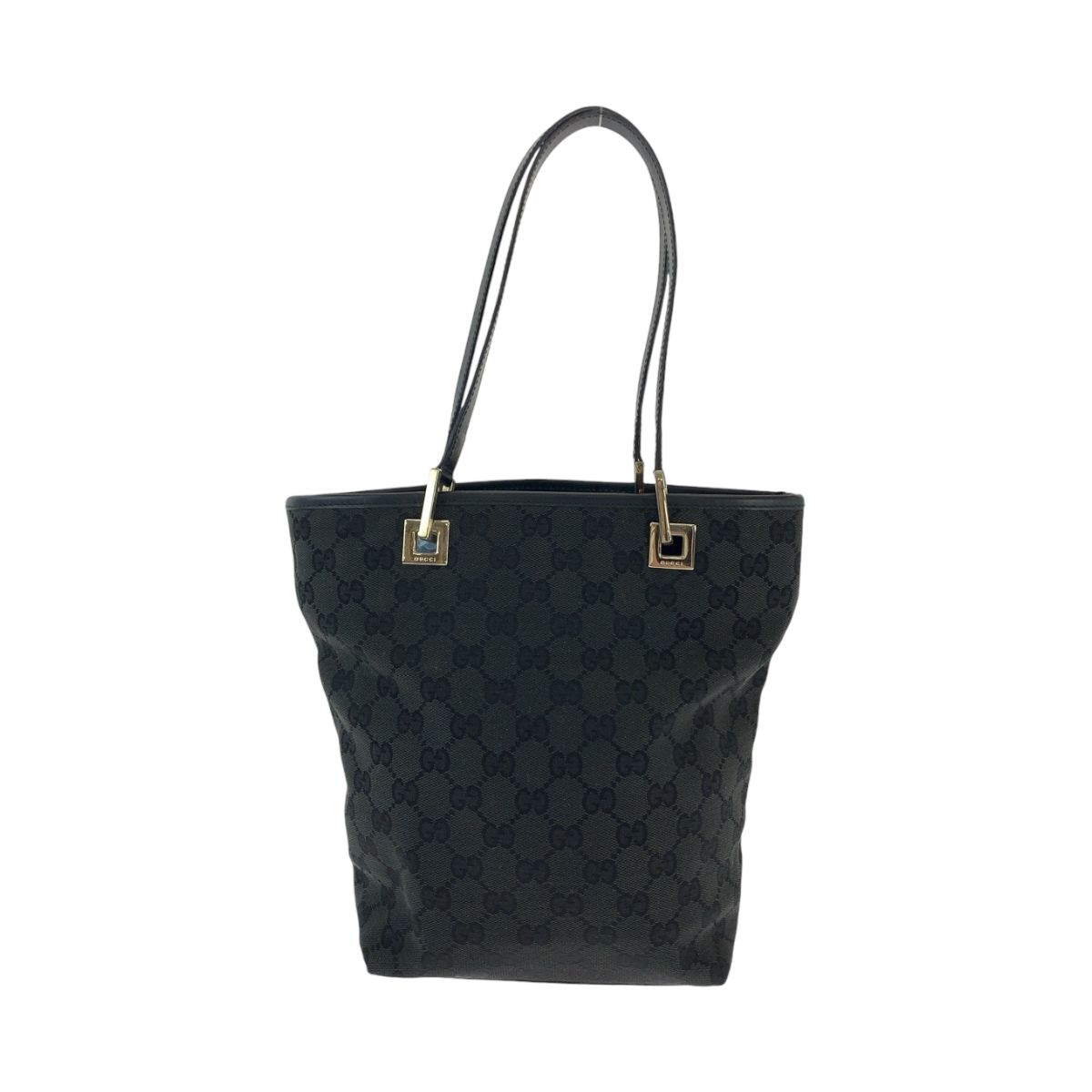 Gucci Black Gold GG Canvas 002 Tote Shoulder — view 2