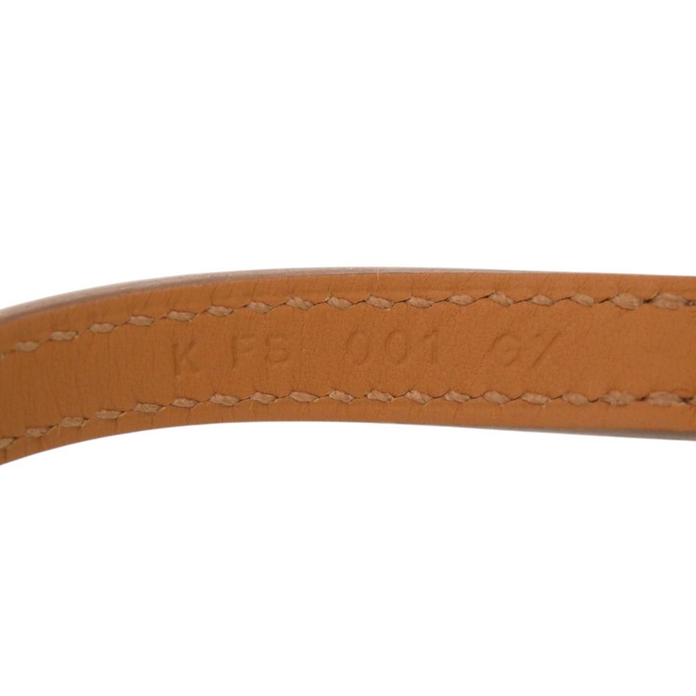 Hermes Croisier Veau Swift Nata Rose Gold Bracelet — view 6