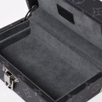 Louis Vuitton Bag Monogram Eclipse Mini Trunk Case Black — view 7