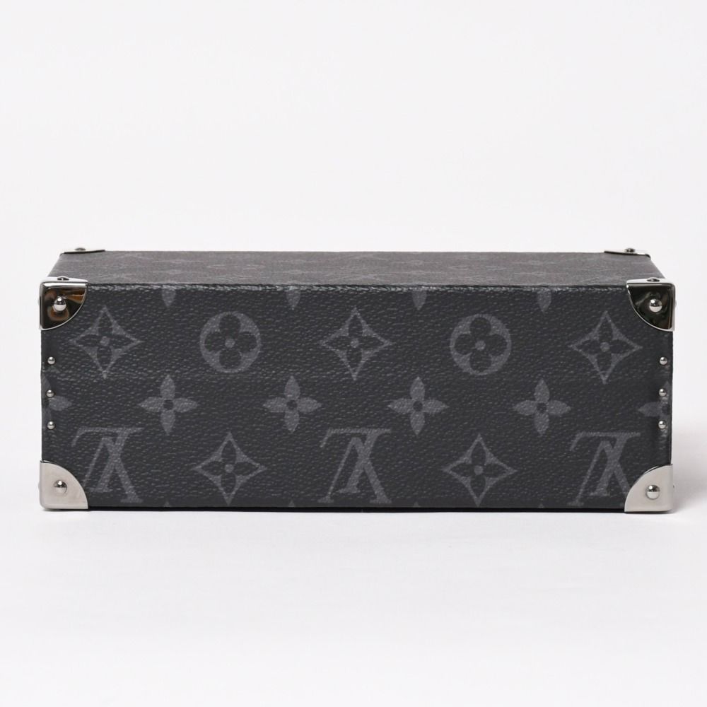 Louis Vuitton Bag Monogram Eclipse Mini Trunk Case Black — view 2