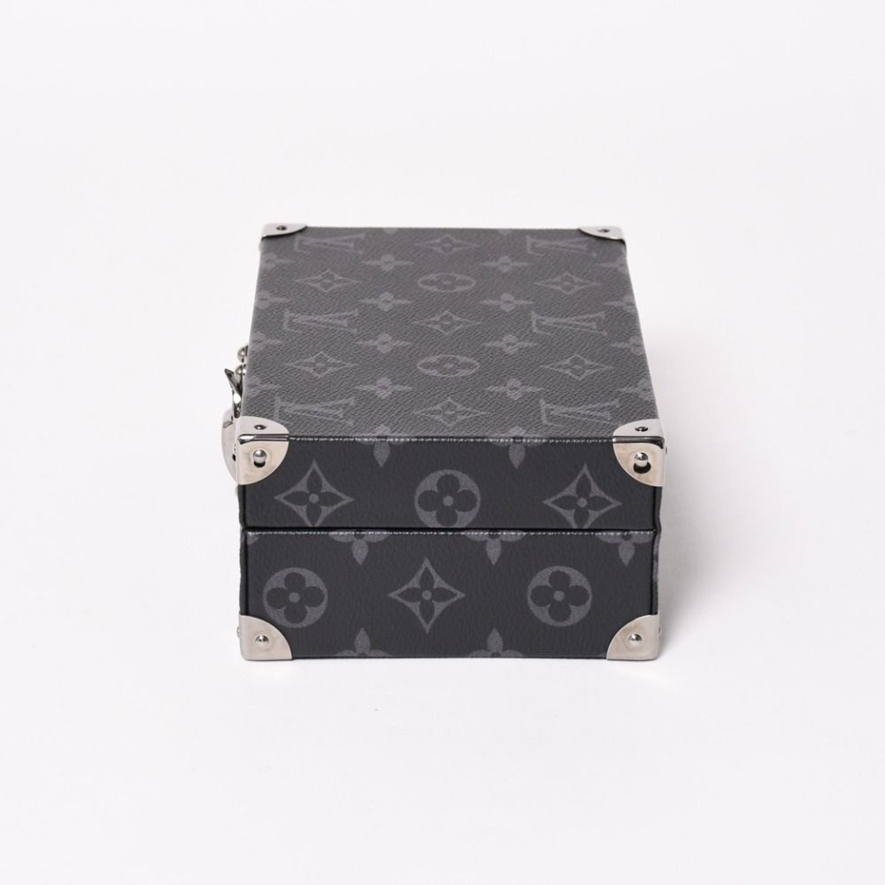 Louis Vuitton Bag Monogram Eclipse Mini Trunk Case Black — view 4