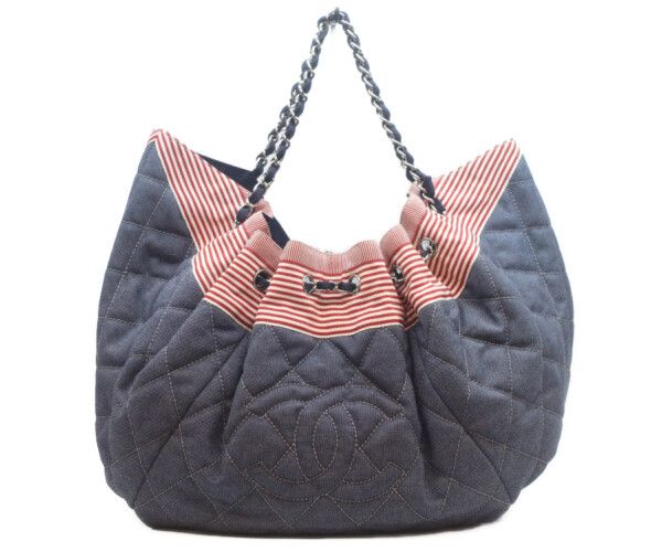 Chanel Coco Cabas GM Quilted Chain Handbag