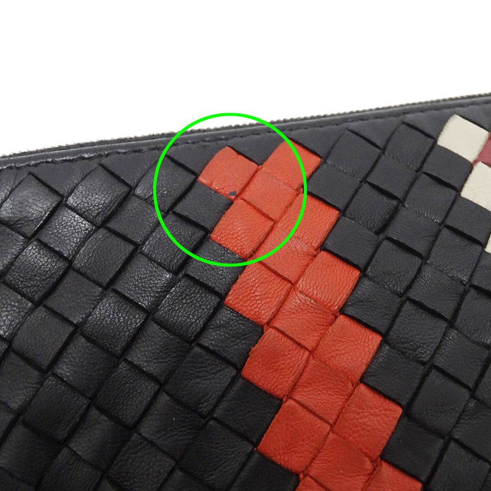 Bottega Veneta Intrecciato Clutch Leather Black — view 9