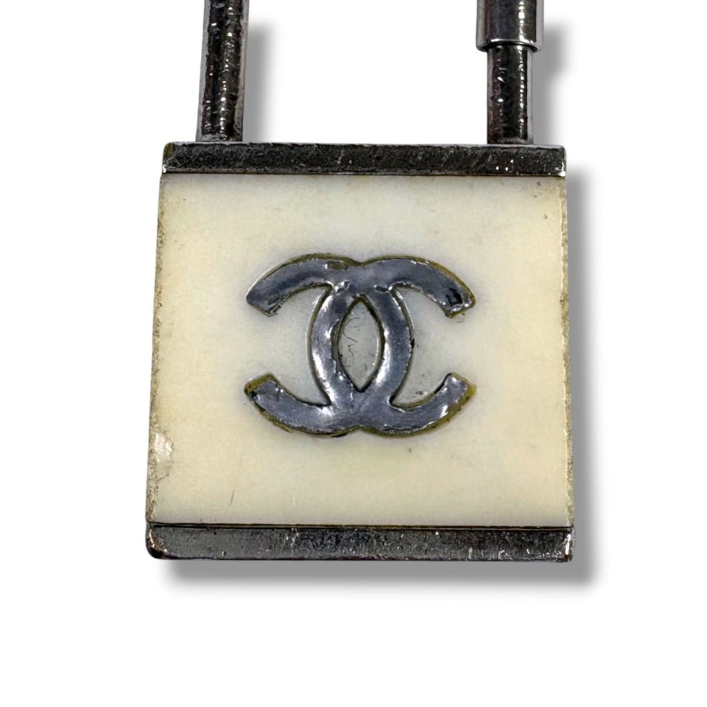 Chanel Padlock Locks & Clochettes White — view 4