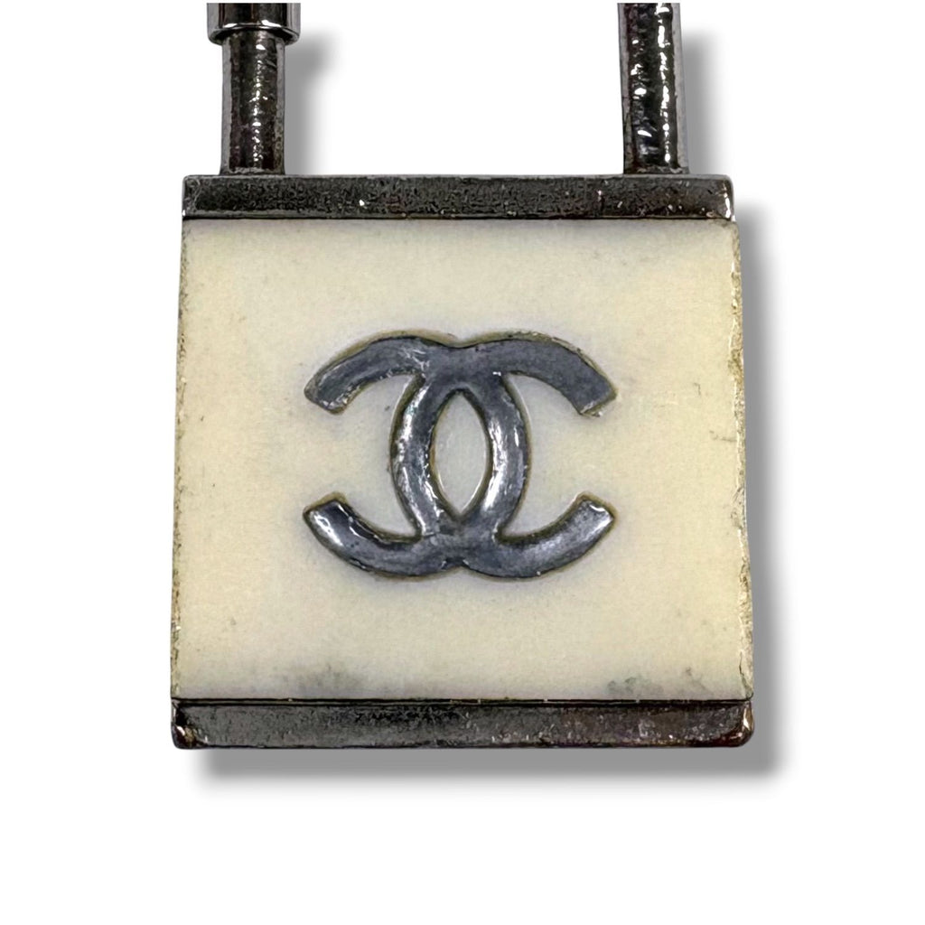 Chanel Padlock Locks & Clochettes White — view 5