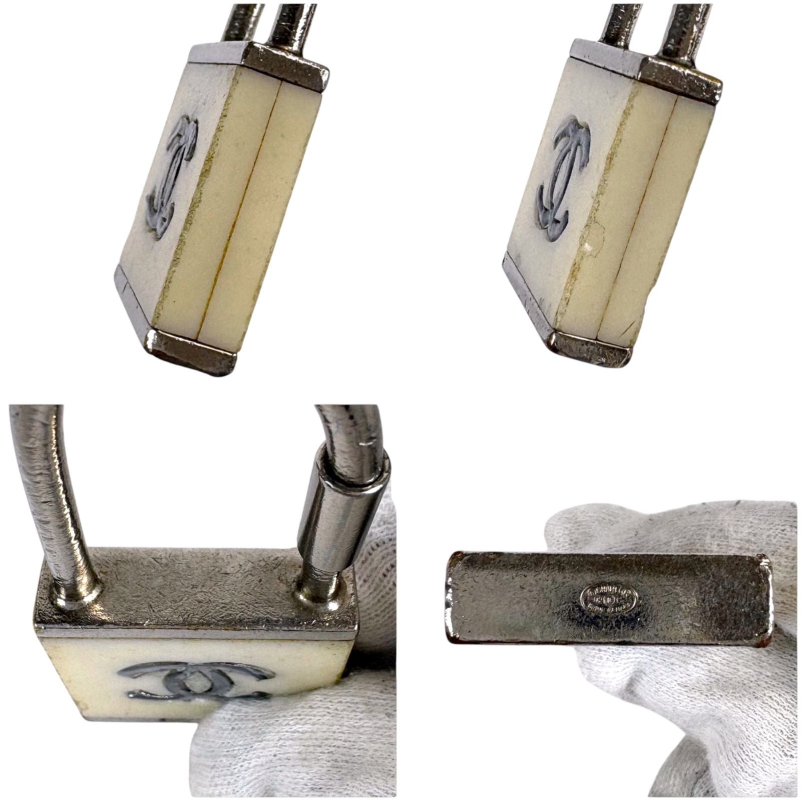 Chanel Padlock Locks & Clochettes White — view 6