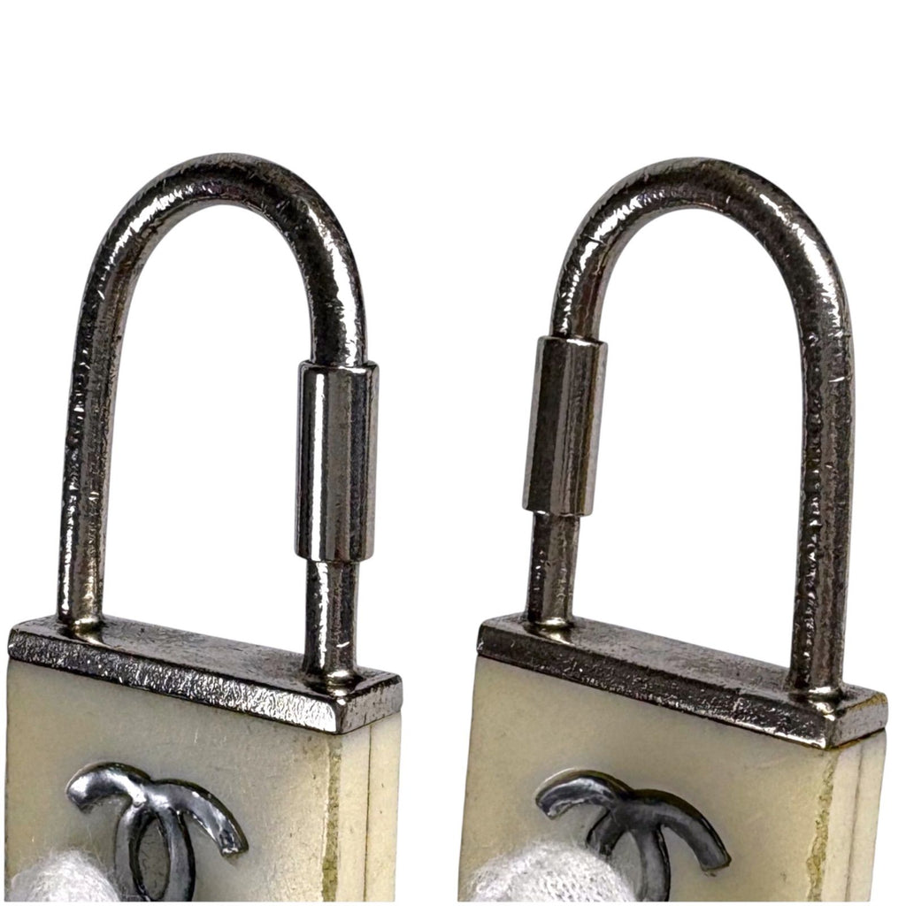 Chanel Padlock Locks & Clochettes White — view 7