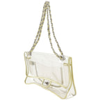 Chanel Chain Shoulder Vinyl Clear Gold — view 2