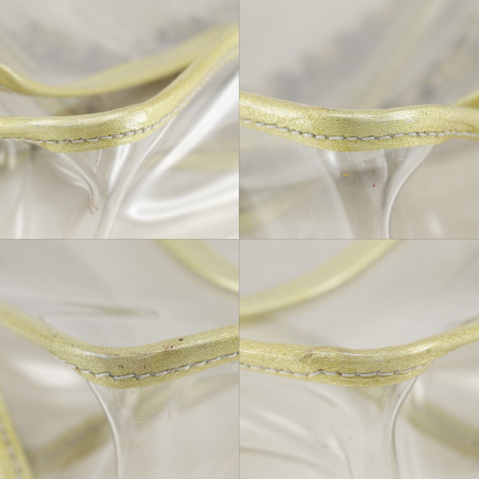 Chanel Chain Shoulder Vinyl Clear Gold — view 4
