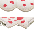 Louis Vuitton Neverfull Pouch Yayoi Kusama Dot Infinity Leather White — view 3