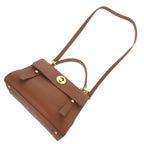 Saint Laurent Paris Muse Two Leather Canvas Brown 2-Way Shoulder — view 3