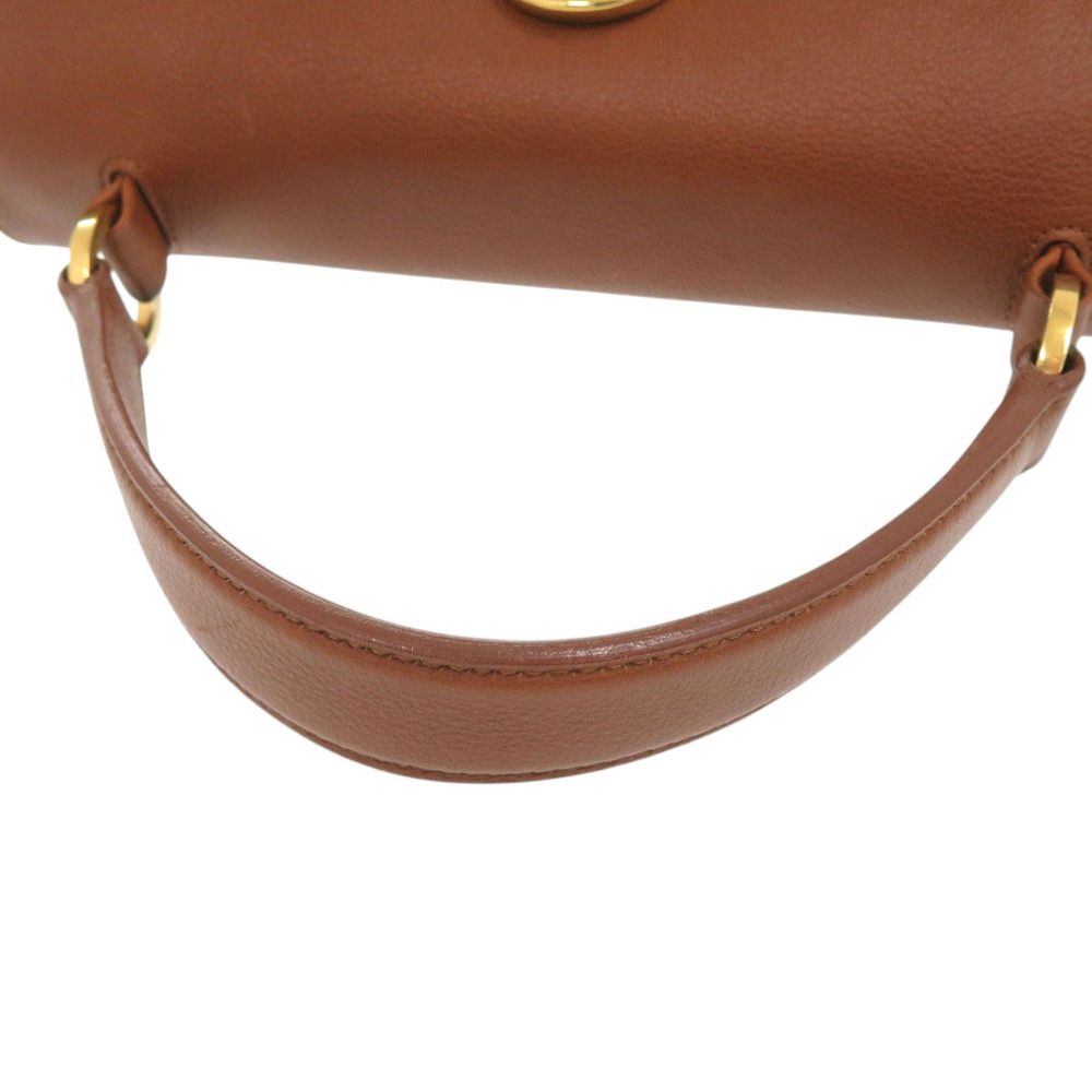 Saint Laurent Paris Muse Two Leather Canvas Brown 2-Way Shoulder — view 8