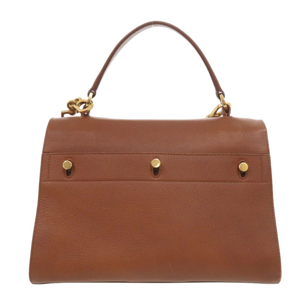 Saint Laurent Paris Muse Two Leather Canvas Brown 2-Way Shoulder — view 2