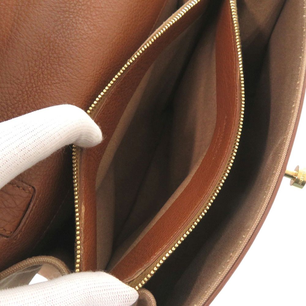 Saint Laurent Paris Muse Two Leather Canvas Brown 2-Way Shoulder — view 9