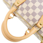 Louis Vuitton Speedy 30 Damier Azur Handbag — view 7