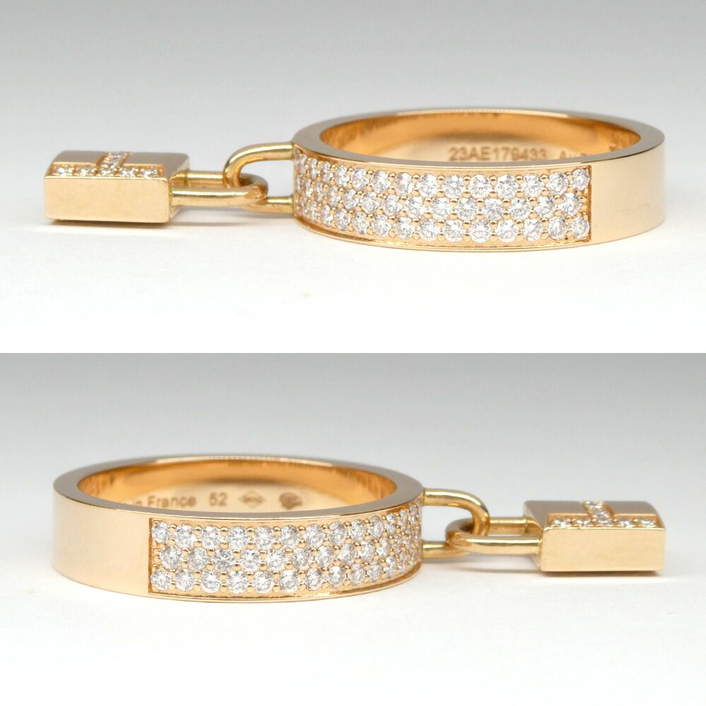 Hermes Ring Kelly Clochette 52 Diamond — view 5