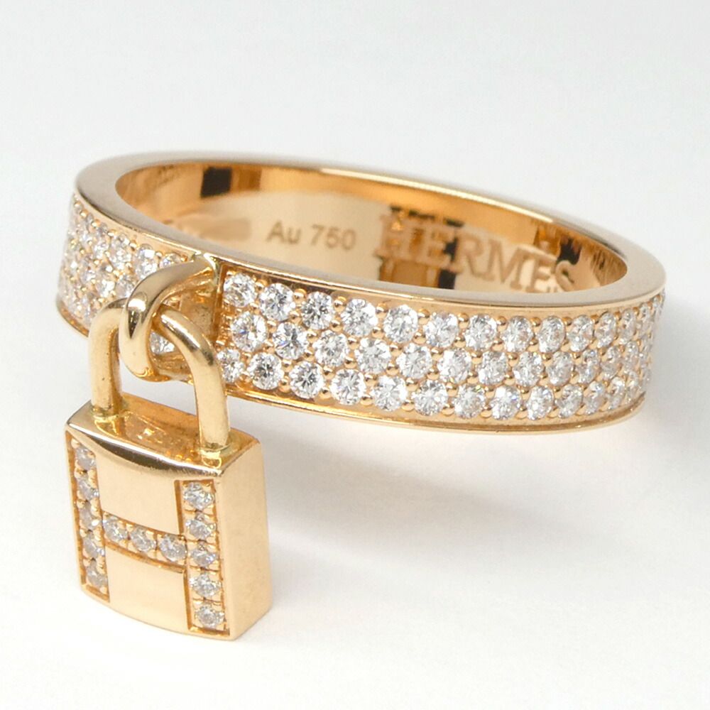 Hermes Ring Kelly Clochette 52 Diamond — view 2