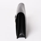 Louis Vuitton Epi Bag Black Pochette Sellier Second Bag Silver — view 4
